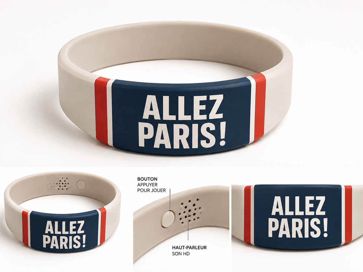 Bracelet Sonore - Allez Paris!